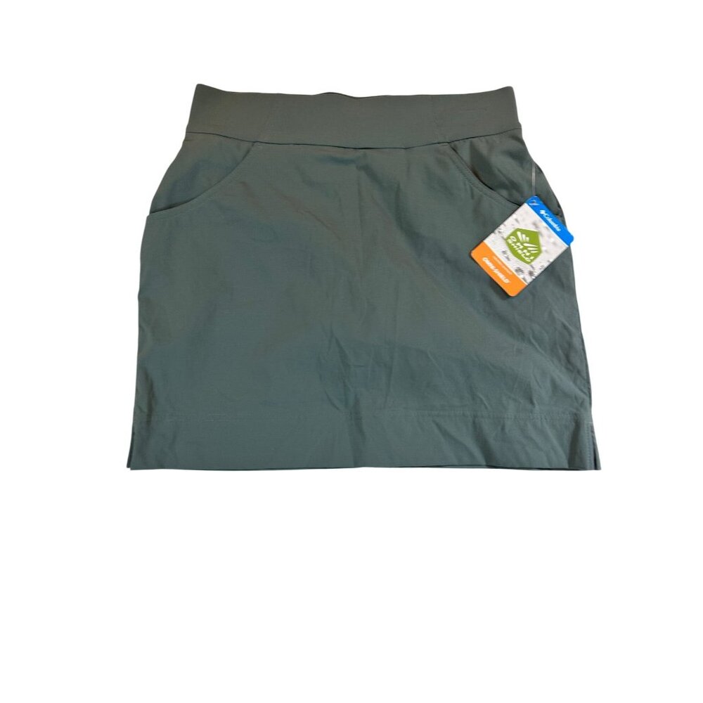 NWT Womens Columbia Green Omni-Shield Active Fit XS Travel Skort